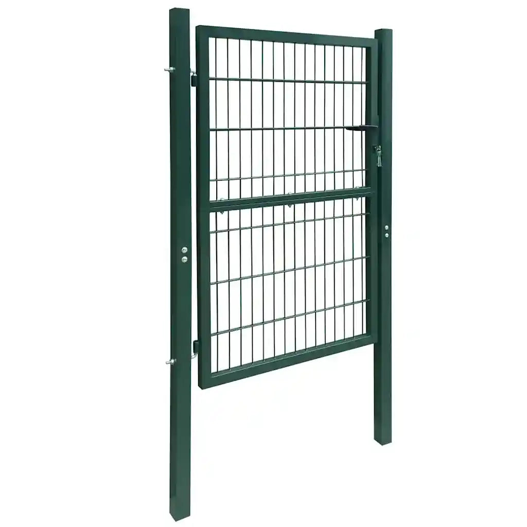 Cancello per Recinzione 2D (Singolo) Verde 100x140 cm CFW1559156