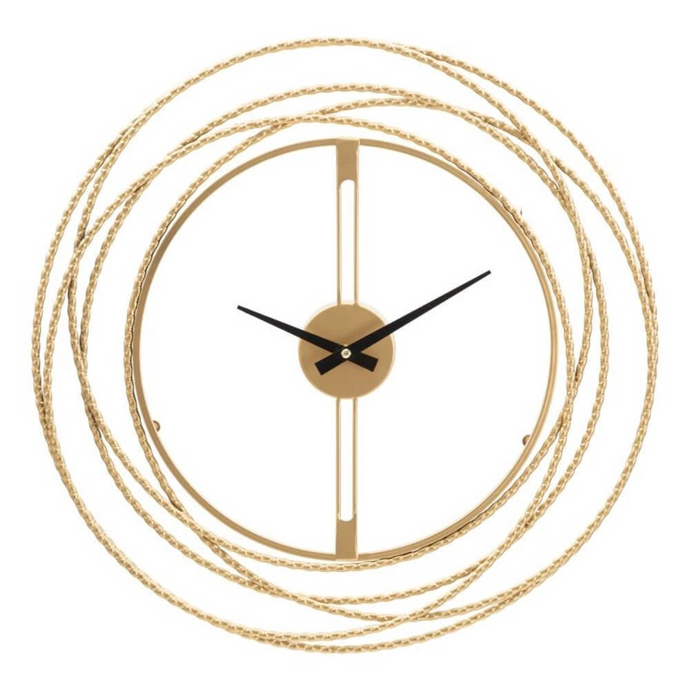 Orologio da Muro Strisce Dorate diam 50 cm - GOLD STRIPS