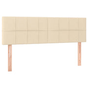 Testiera | Testata Crema 144x5x78/88 cm in Tessuto