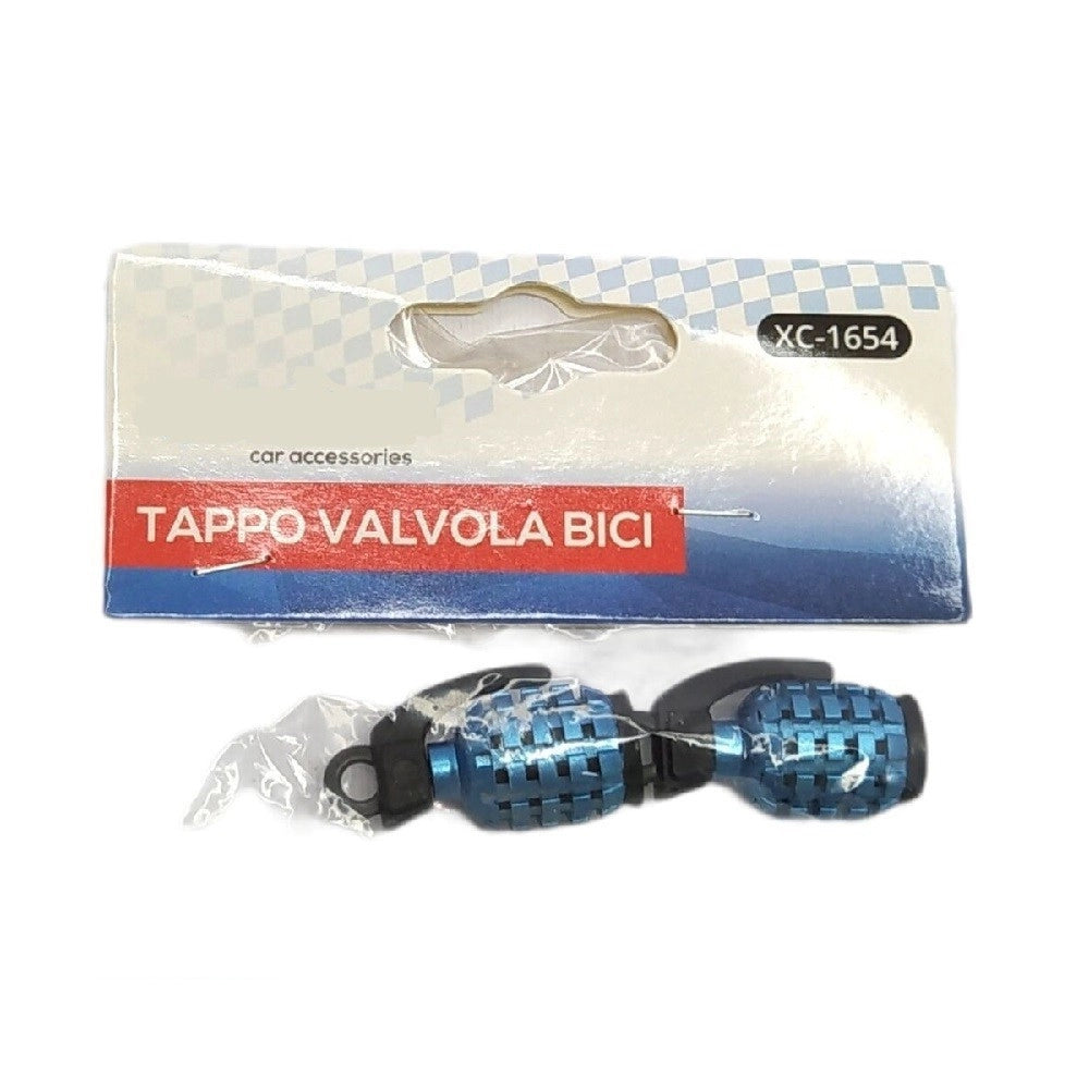 Trade Shop - Coprivalvola Pvc Tappo Valvola Forma Di Granata Bici Attacco Universale Xc-1654 -