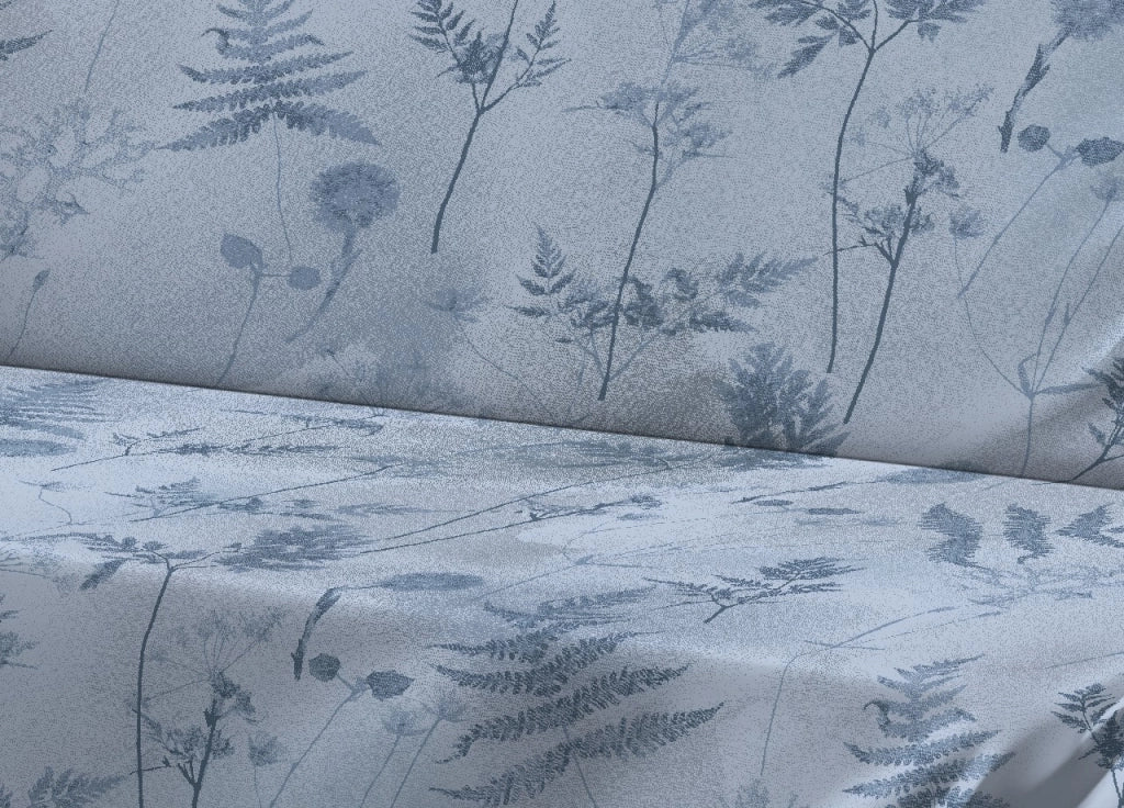 Telo Arredo Granfoulard Copritutto Salvadivano 100% Cotone Dis. Soffione - Singolo - Azzurro