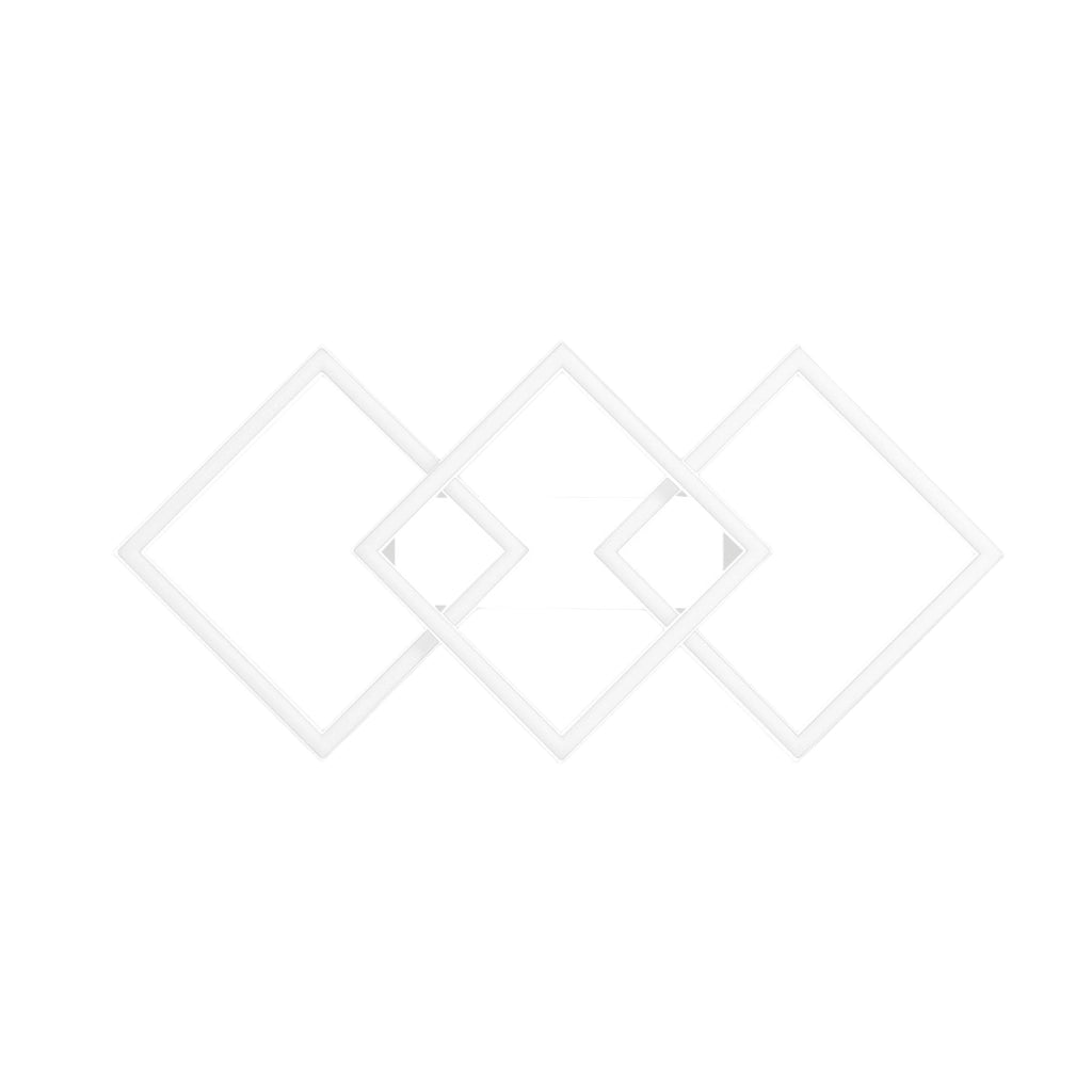 Lampada a soffitto AFRODITE P/M 40W 2000lm 3000K dimmerabile taglio fase - Bianco - Struttura in alluminio e diffusore in silicone opale