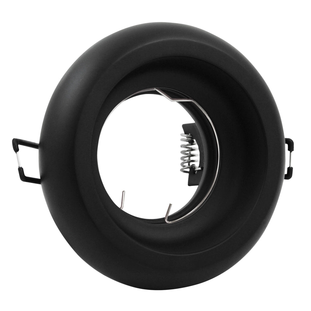 Faretto incasso gesso nero opaco Helios Polux 309990