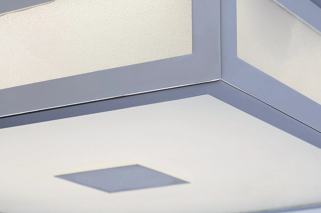 Plafoniera bagno quadrata cromo LED 24W IP44 Rabalux