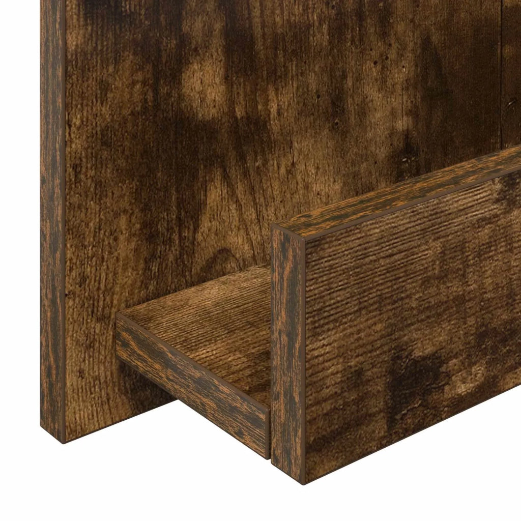 Scaffale per riviste Rovere fumé 43 x 11 x 102 cm