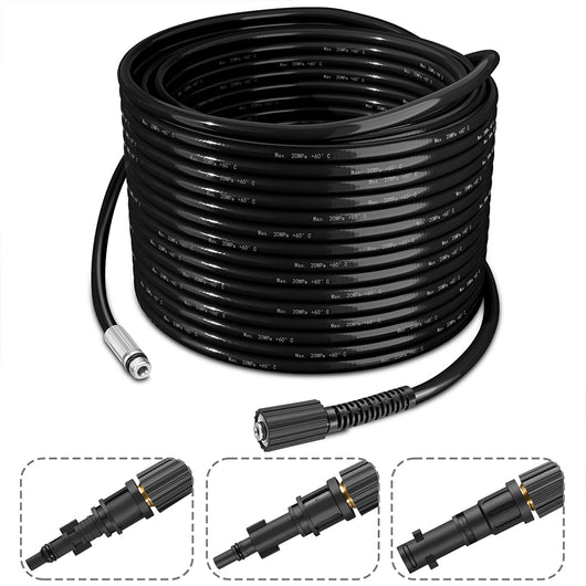 Sonda Sturatubi Spurgatubi per Idropulitrice Alta Pressione 15 Metri con Borsa