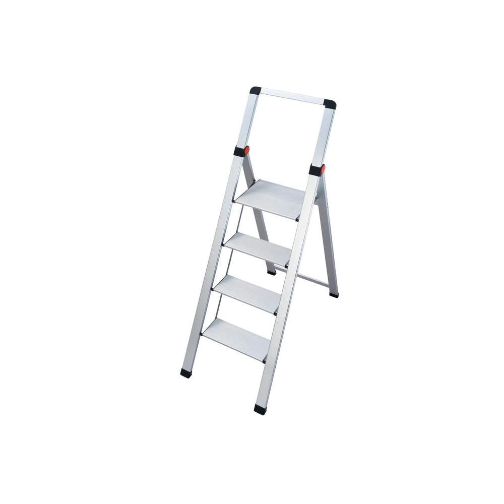 Scaletta con Gradini e Parapetto in Alluminio Slimstep Gierre Formato: 2 Gradini