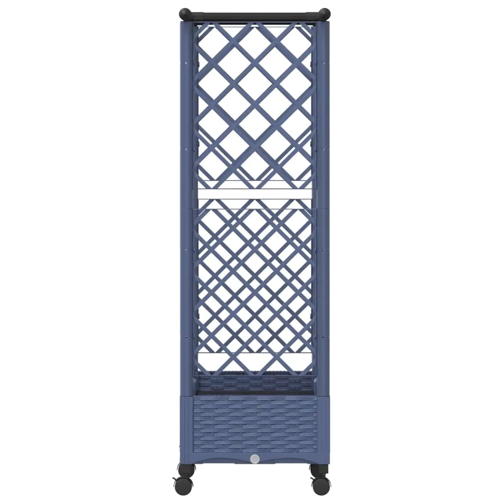 Letto Rialzato con Griglia e Tetto Grigio 122,5 x 40 x 127 cm 3423027