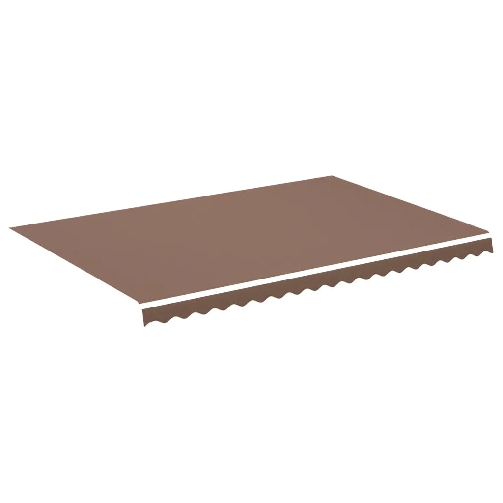 Tessuto di Ricambio per Tenda da Sole-Ricambio telo per tenda da sole Marrone 4,5x3 m