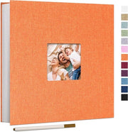 Album fotografico autofilettante con copertina di lino 60 pagine 10x15 per regali matrimoni San Valentino compleanni