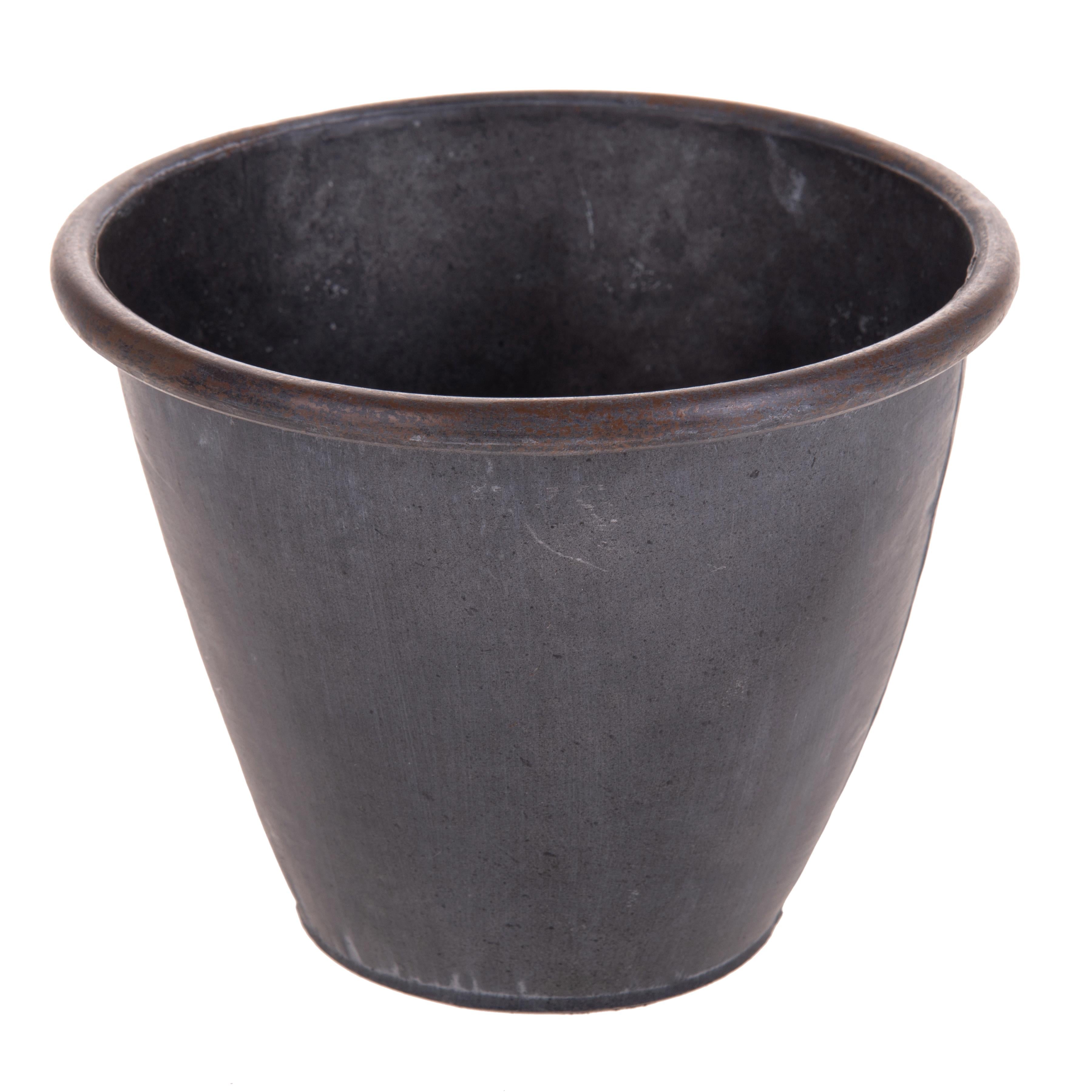 Set 2 Contenitori Decorativo Metallo 16 cm