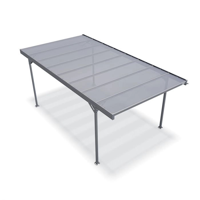 Tettoia per auto in alluminio LEVANTE XL 5,79 x 3,09 x h 2,27 m