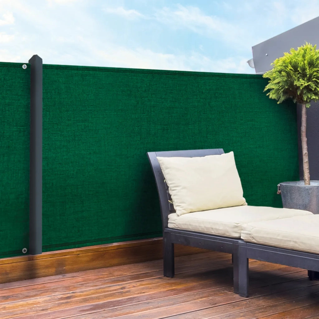 ProBache - Rete ombreggiante 1x10m, telo rotolo per recinzione giardino 90g/m², verde
