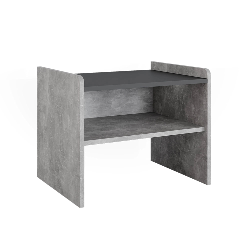 Vicco panca ad angolo Calcestruzzo/antracite 53.5 x 41.1 cm