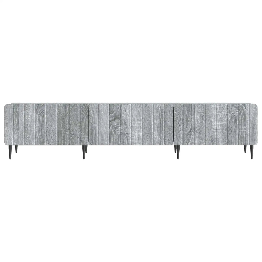 Mobile TV Grigio Sonoma 147 x 34,5 x 32 cm Legno ingegnerizzato