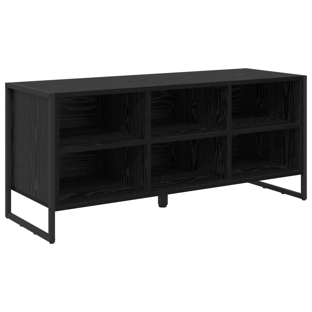 Mobile per scarpe Rovere Nero 100 x 35 x 44 cm 886450