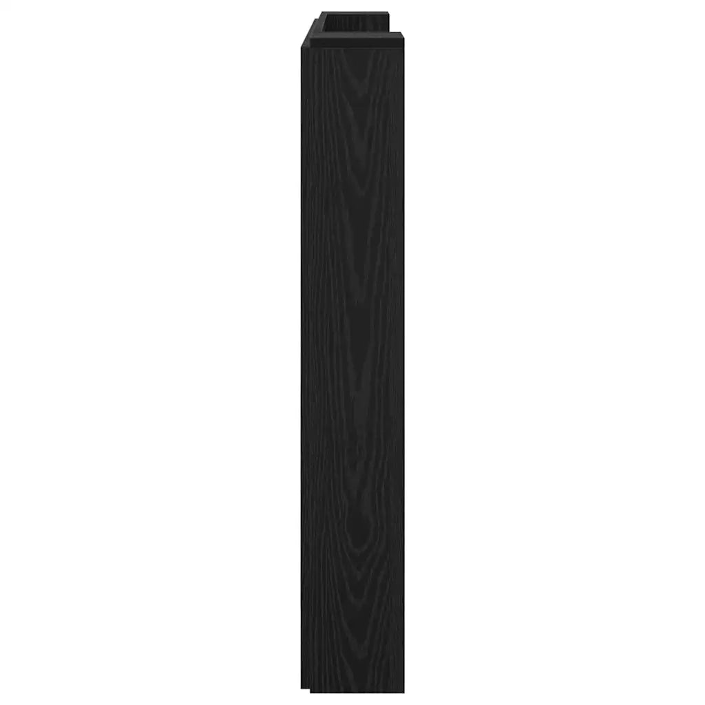Testiera Letto Rovere Nero Legno ingegnerizzato