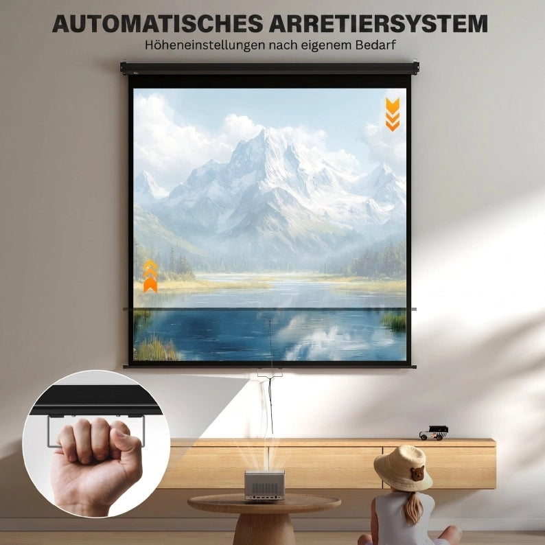 Schermo di proiezione avvolgibile 99 pollici 4K