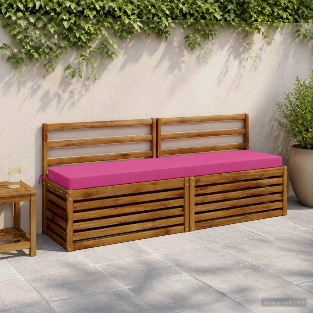 Cuscini per Panchina a 2 Pezzi SOEST 2 pz 100% Poliestere Rosa 950057