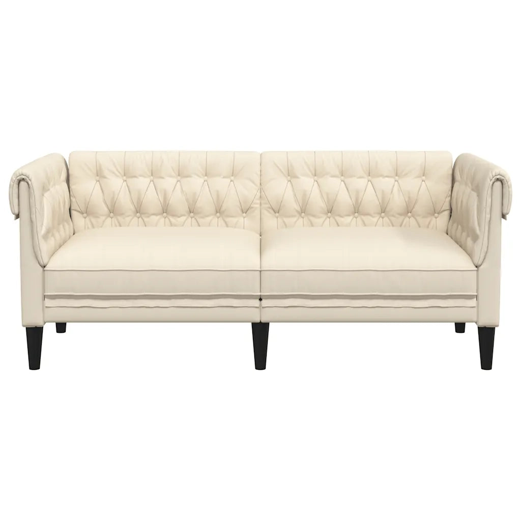 Divano Chesterfield a 2 Posti in Lino 372554