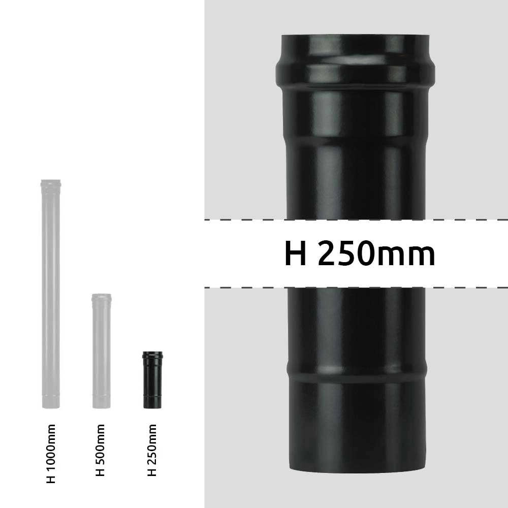 TUBO PER STUFE A PELLET 'LIGHT' Ø 100x250 mm - SAVE