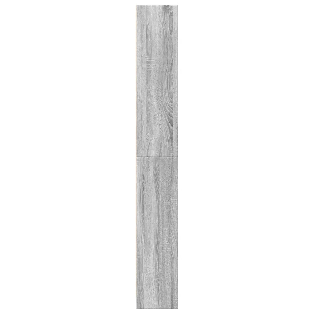 Libreria Grigio Sonoma 80x24x176 cm in Legno Multistrato 857858