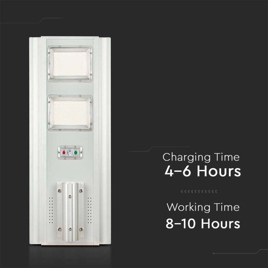 V-TAC Armatura Stradale con Pannello Solare 200W Colore Bianco 6000K IP65 SKU 6756