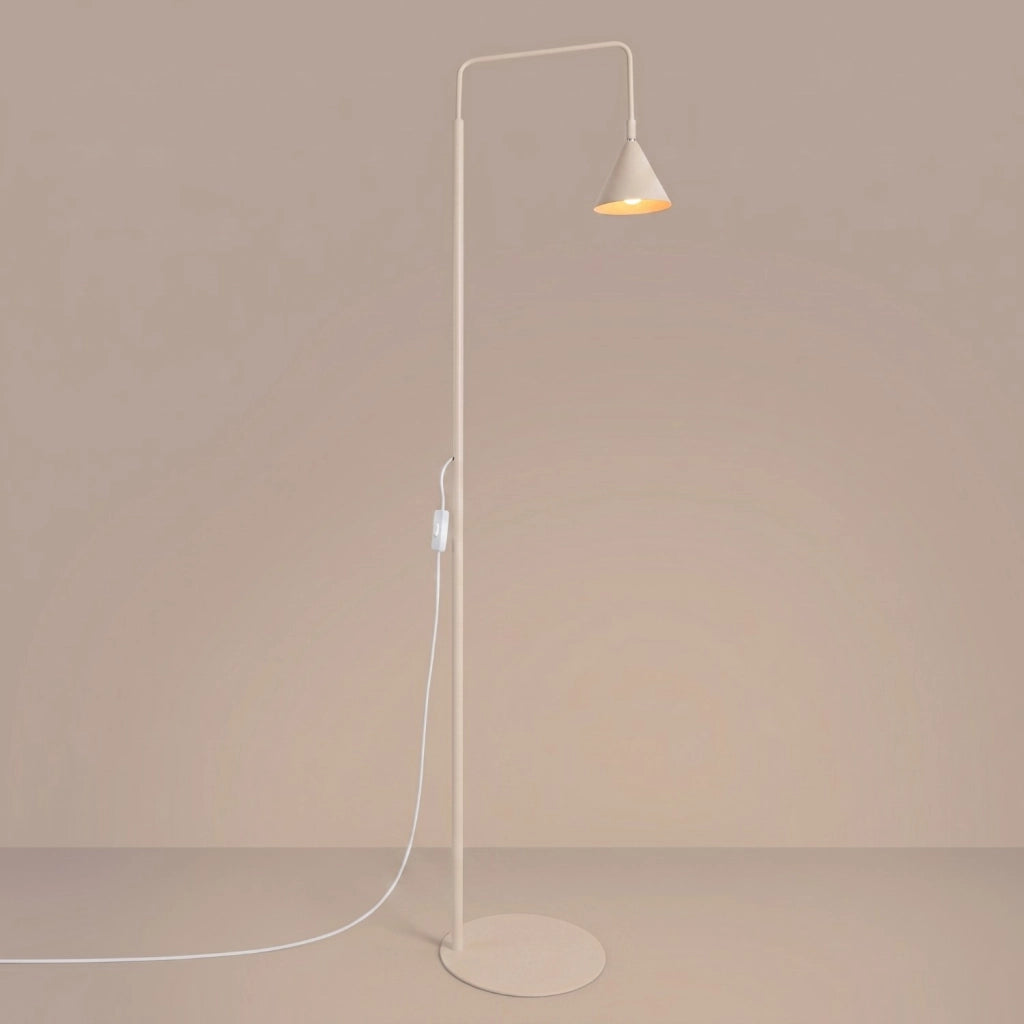 Lampada da terra NOX beige