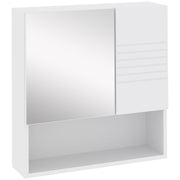 ARMADIETTO SPECCHIERA CON FISSAGGIO A MURO 54X15X55 CM BIANCO