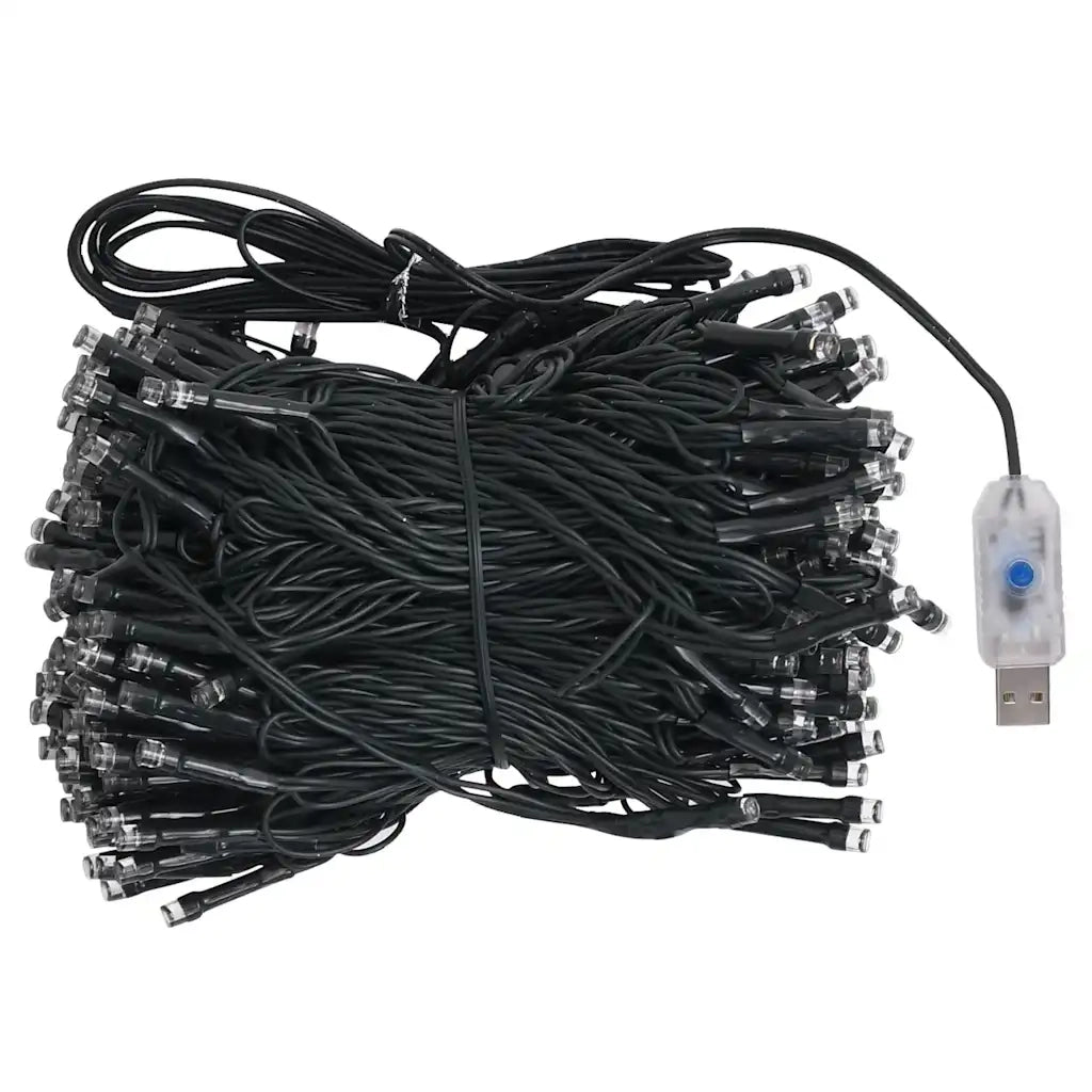 Albero di Natale Preilluminato Palline Bianco 210 cm 910 Rami 3077667