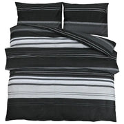 Set Copripiumino Nero e Bianco 140x200 cm in Cotone CFW6726939