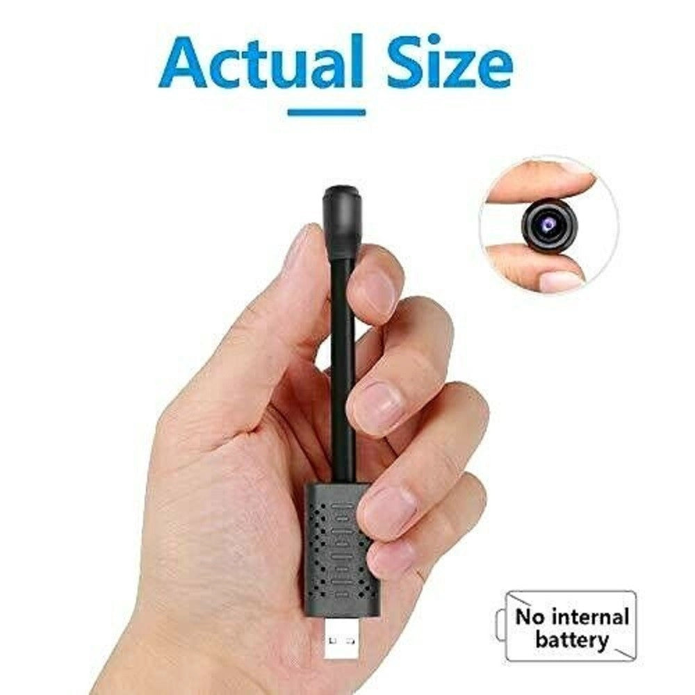 Trade Shop - Telecamera Microspia Spia Wifi Micro Camera Ip Nascosta Spy Cam Alta Risoluzione -