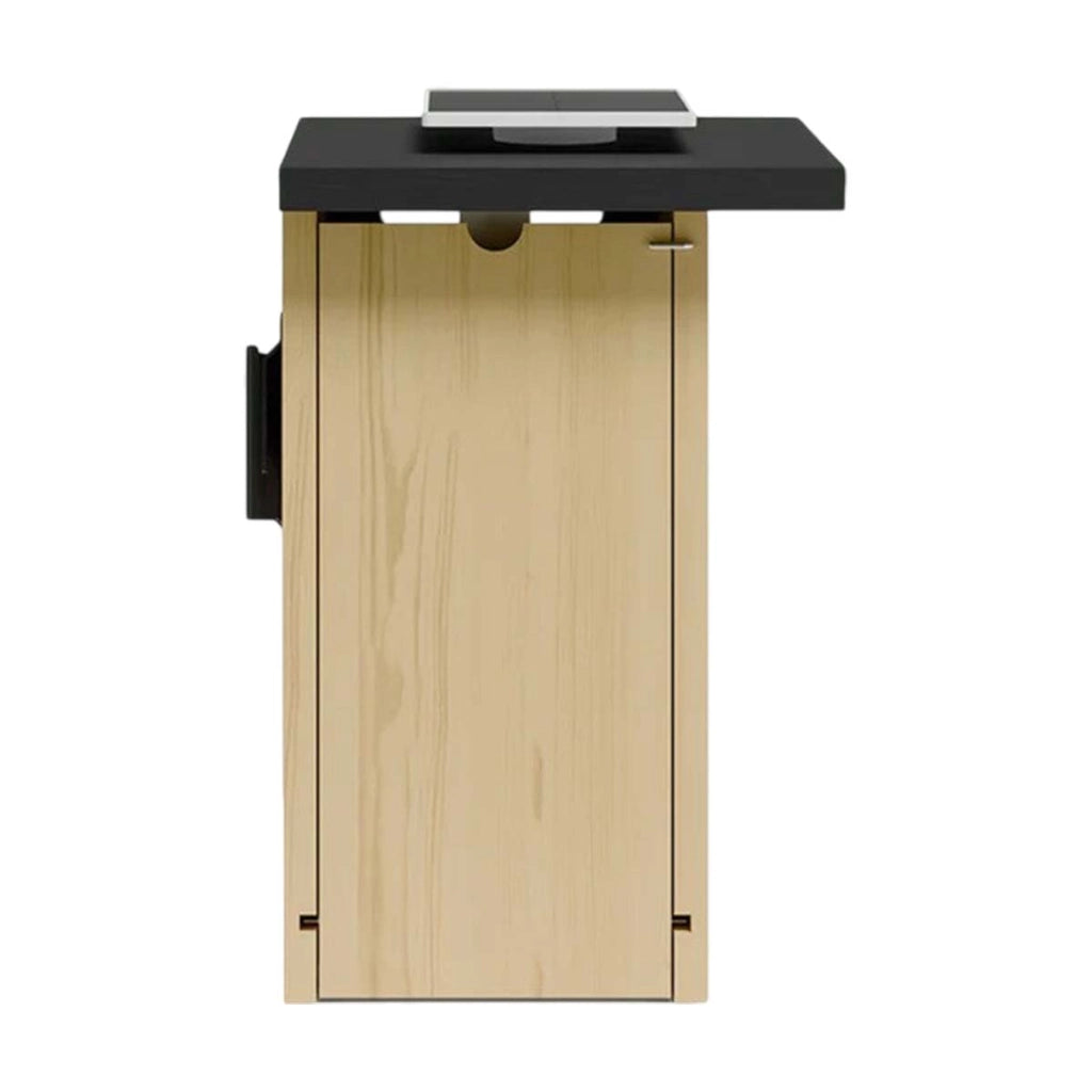 Casetta Smart per Uccelli con Telecamera IA e Pannello Solare Nero / Beige Birdfy