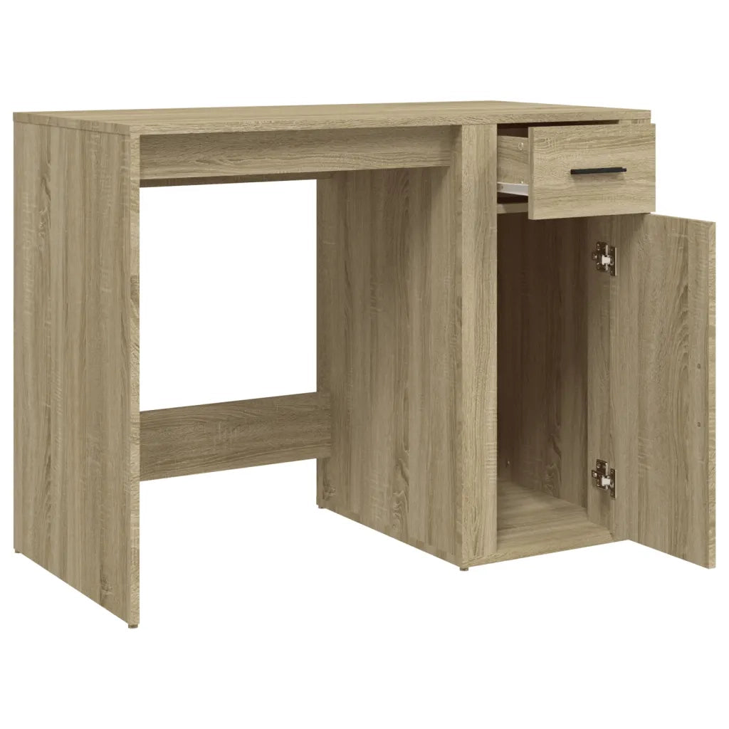 Scrivania Rovere Sonoma 100x49x75 cm in Legno Multistrato 816787