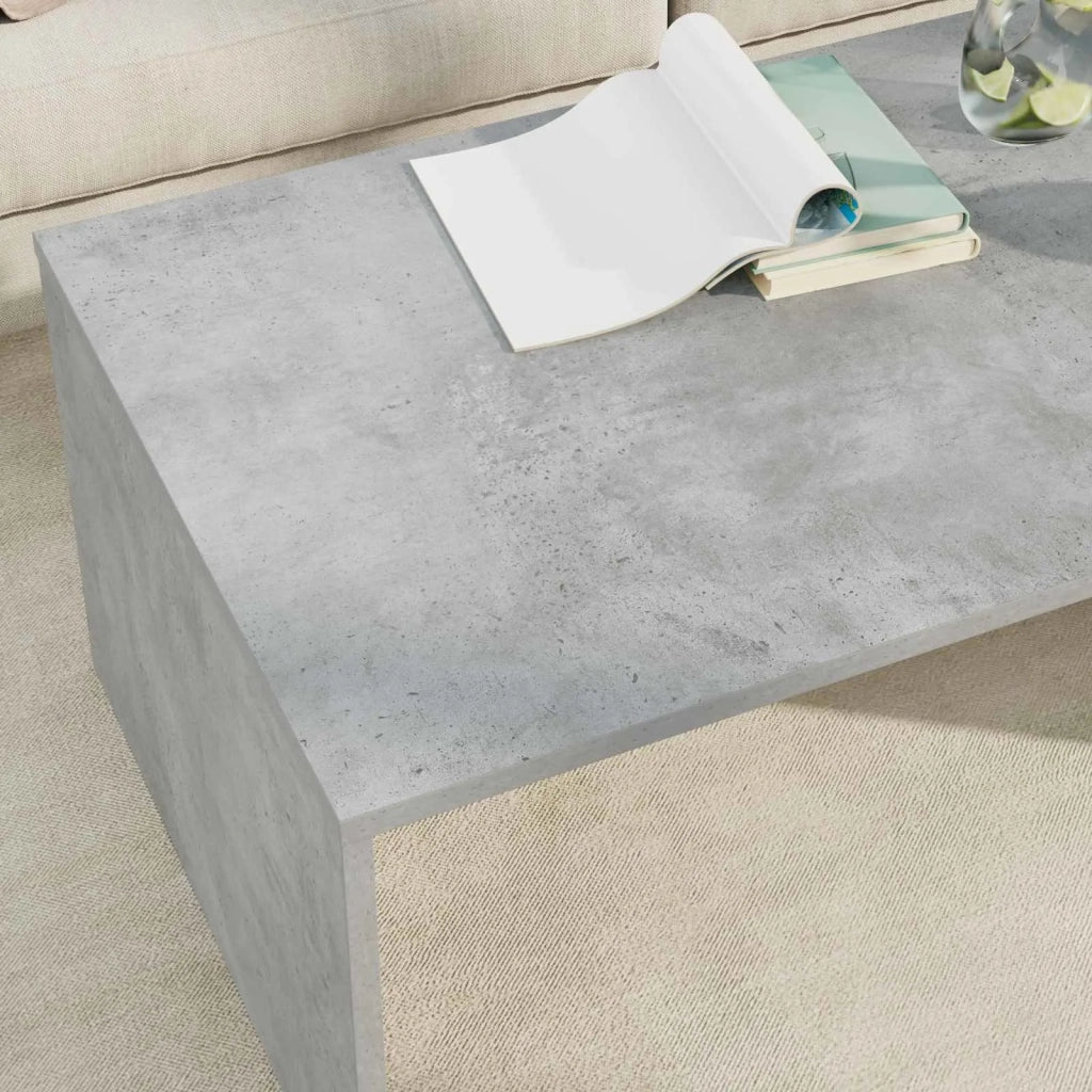 Tavolino da salotto Grigio cemento 95 x 50 x 34 cm 8000167
