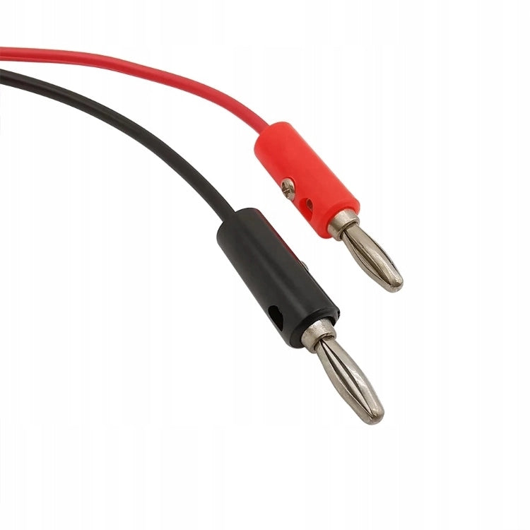 Cavi di Misura per Multimetro – Lunghezza 100cm, Coccodrilli 35mm | Nero e Rosso | Connessione Veloce e Sicura