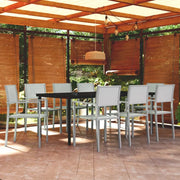 Set da Pranzo da Giardino 9 pz Bianco cod mxl 35274