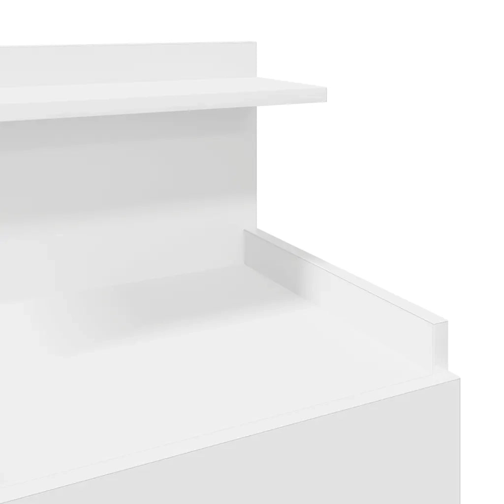 vidaXL Comodino con 2 Cassetti Bianco 40x36,5x62 cm
