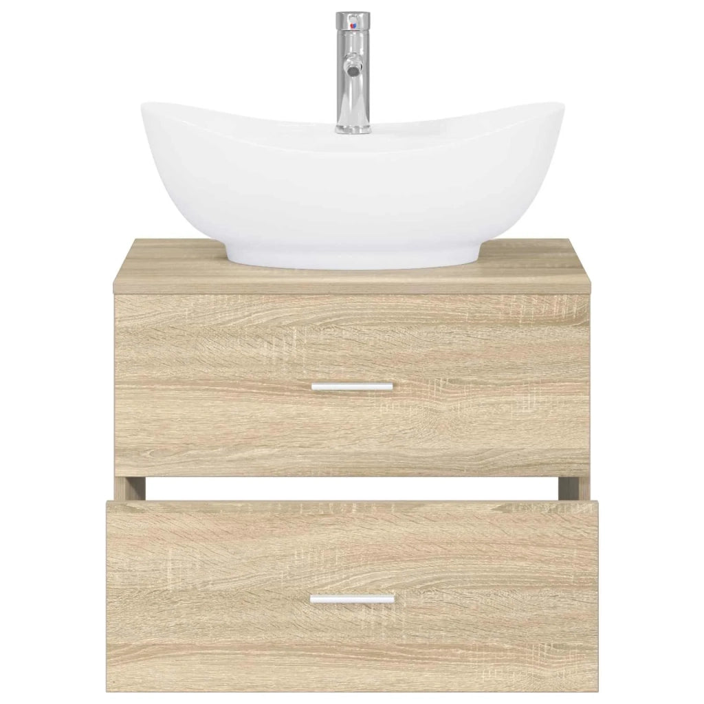 Set di mobili per il bagno Rovere Sonoma Legno ingegnerizzato 3404400