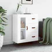Credenza Bianca 69,5x34x90 cm in Legno Multistratocod mxl 126907