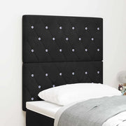 Testiera Nero 80 cm Velluto 3337742
