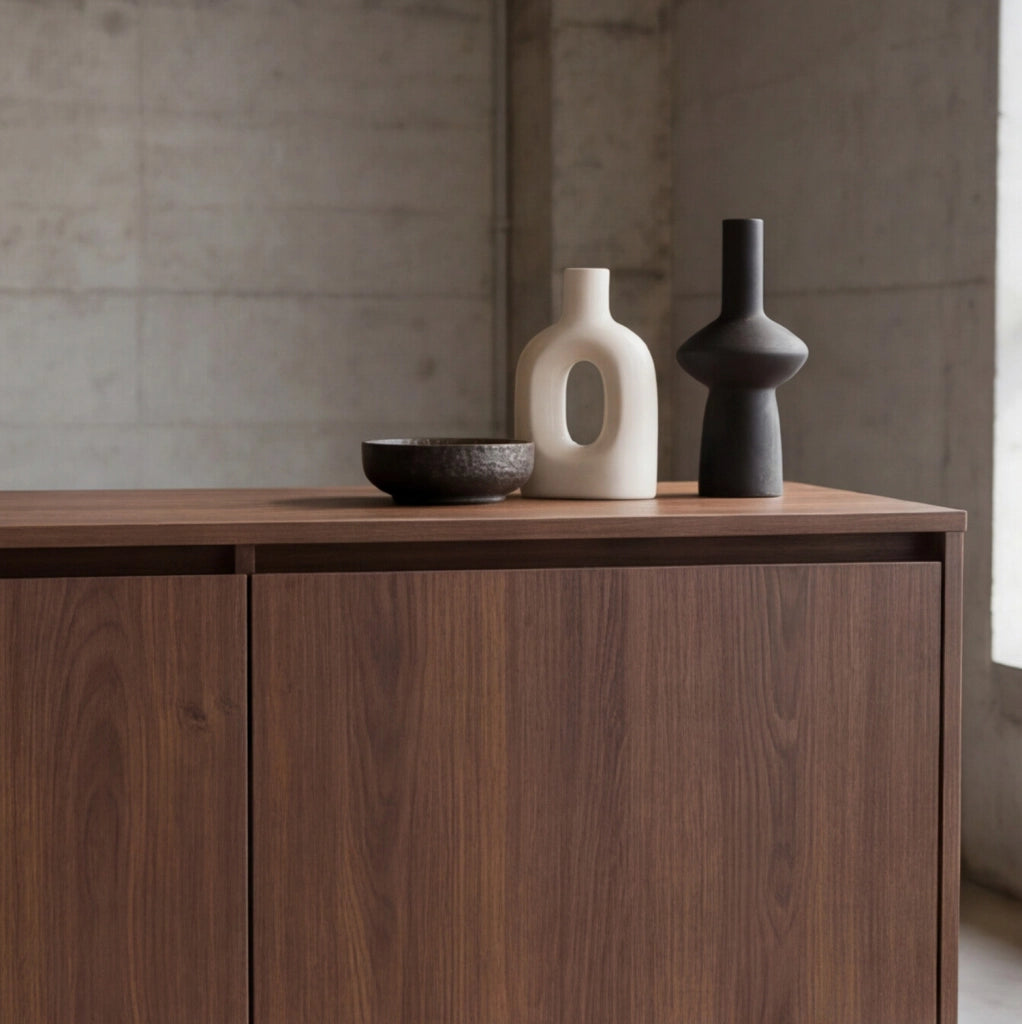 Tavolo buffet in legno scuro 120cm SARAH