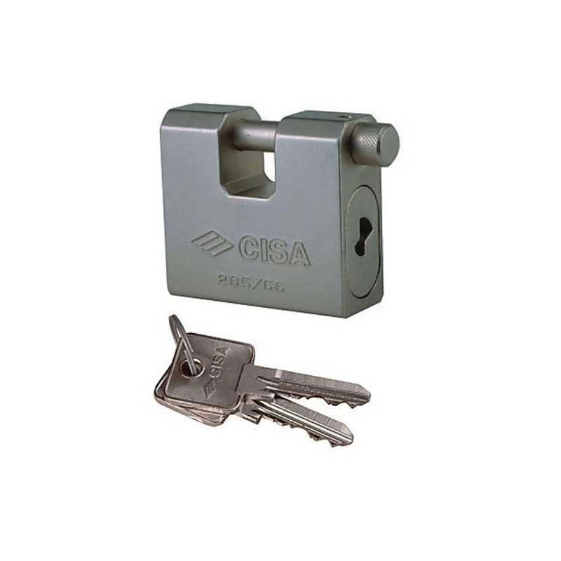 Lucchetto Corazzato mm 66 Serrande 28550 Cisa