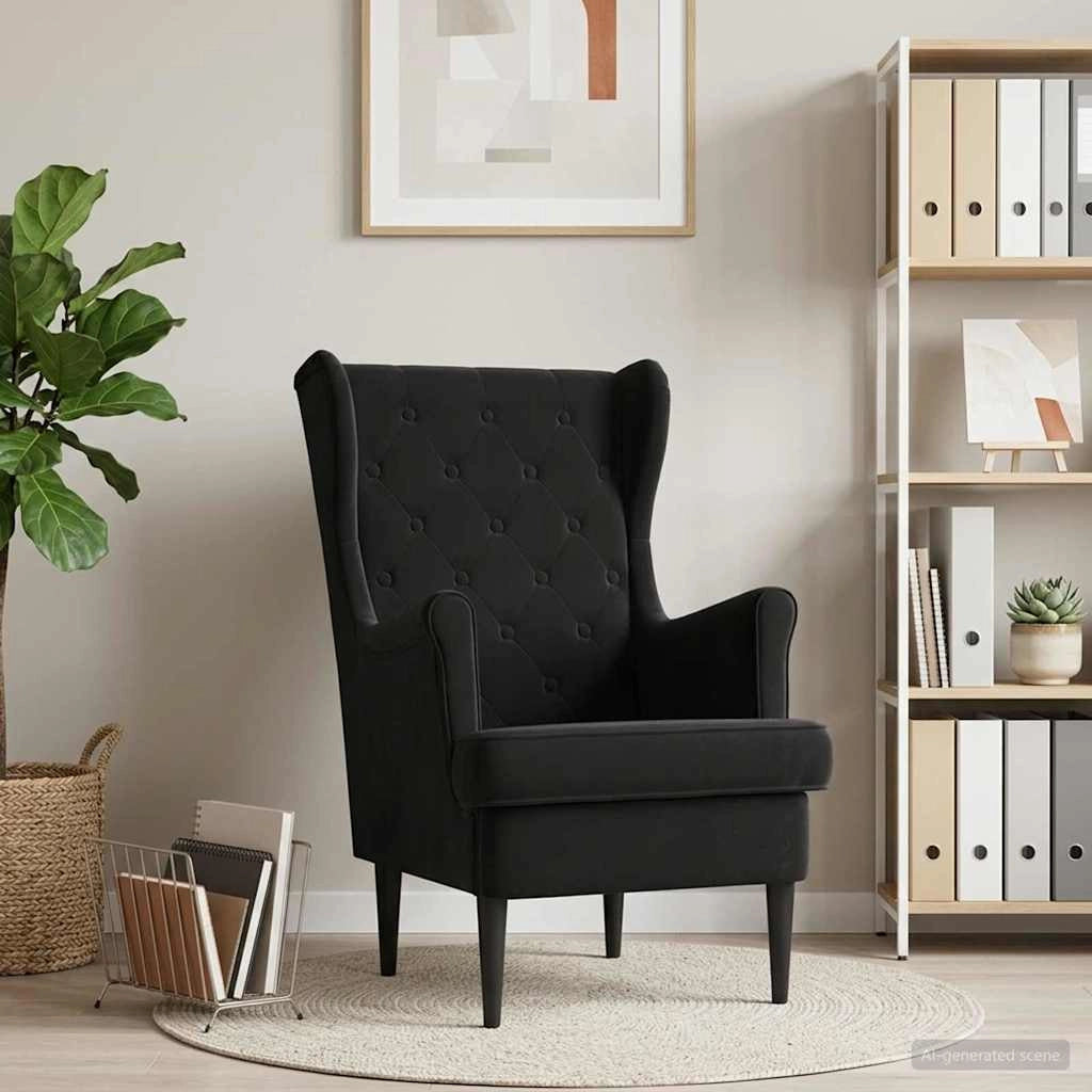 Poltrona Nero Velluto 42029931