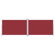 Tenda da Sole | Tenda parasole Laterale Retrattile Rossa 220x600 cm