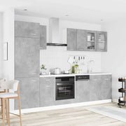 Unità Cucina Lyon 8 pcs Grigio Cemento Legno ingegnerizzato 3445842
