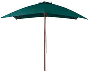 OMBRELLONE IN LEGNO ROTONDO VERDE SCURO D,3 MT - BIACCHI E,