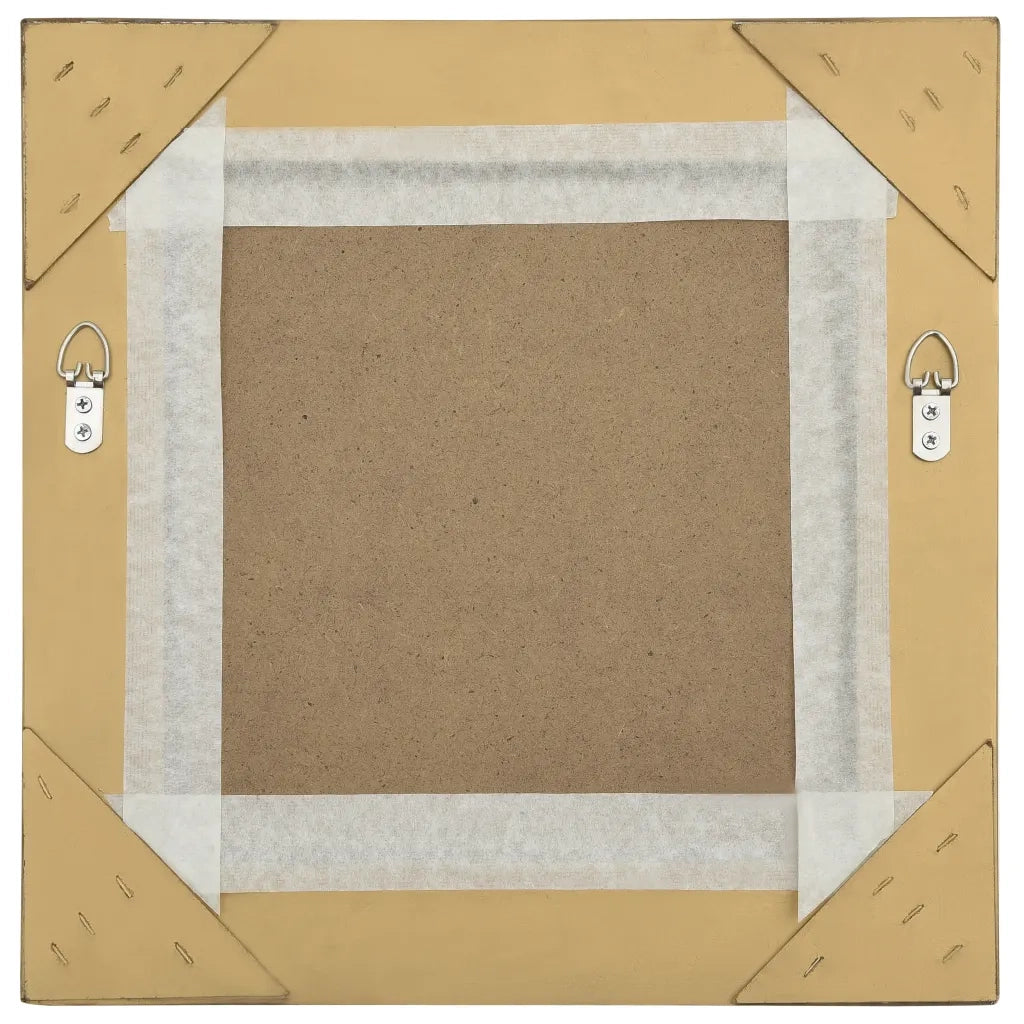 Specchio da Parete Stile Barocco 40x40 cm Oro 320305