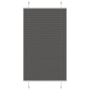 Tenda Plissettata Nera 75x150 cm Larghezza Tessuto 74,4 cm