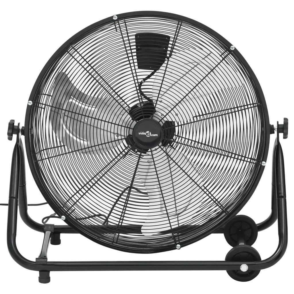 Ventilatore da Pavimento 60 cm 180 W Nero